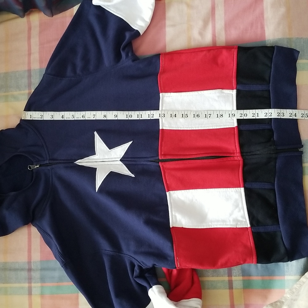Captain America Zip-Up Hoodie / Size Boys XL - Picture 6 of 7